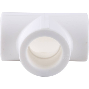 Тройник Kalde d=20 для сварки полипропиленовых труб (белый)-1