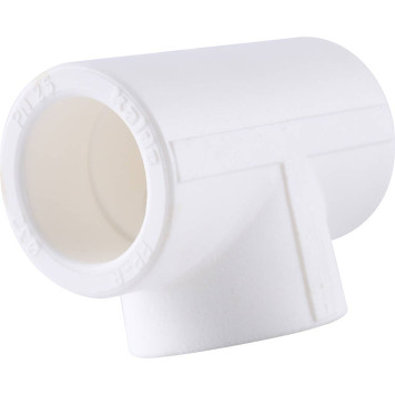 Тройник Kalde d=32 для полипропиленовых труб под сварку (белый)-2