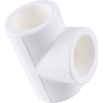 Тройник Kalde d=32 для полипропиленовых труб под сварку (белый)-4