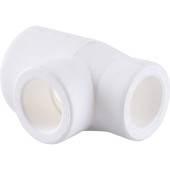 Тройник переходной Kalde 25х20х20 для полипропиленовых труб под сварку (цвет белый) (3212-tio-252020)
