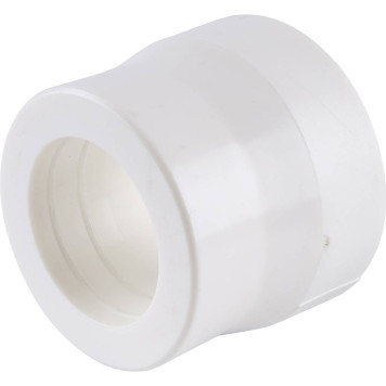 Переходная муфта Kalde 90x75 для сварки полипропиленовых труб (белый)