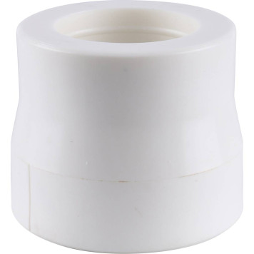 Переходная муфта Kalde 90x75 для сварки полипропиленовых труб (белый)-2