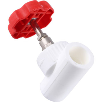 Вентиль Kalde для сварки полипропиленовых труб d=25, белый-2