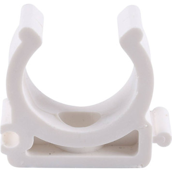 Крепление Kalde для полипропиленовых труб d=25 под сварку (белое)-2
