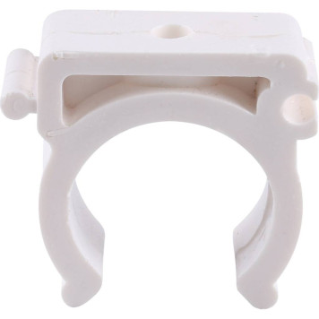 Крепление Kalde для полипропиленовых труб d=25 под сварку (белое)-5