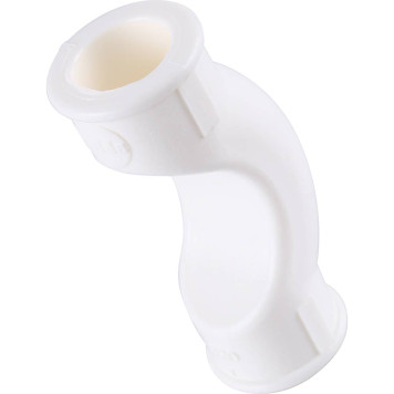 Kalde D=20 Обводное колено для полипропиленовых труб под сварку (белое)-4