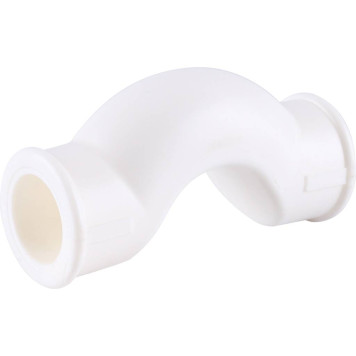 Kalde D=25 Обводное колено для ПП труб под сварку, белое