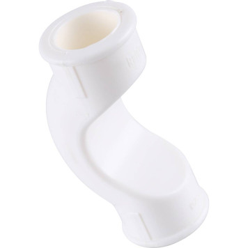 Kalde D=25 Обводное колено для ПП труб под сварку, белое-3