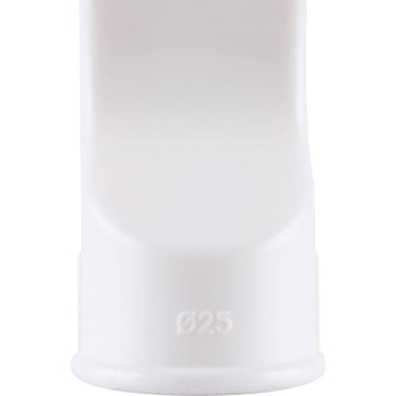 Kalde D=25 Обводное колено для ПП труб под сварку, белое-5