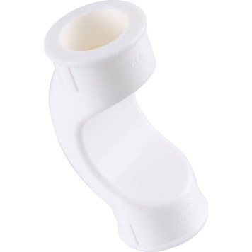 Обводное колено Kalde d=32 для сварки полипропиленовых труб (белое)-2