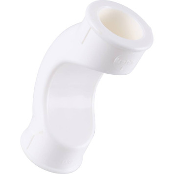 Обводное колено Kalde d=32 для сварки полипропиленовых труб (белое)-3