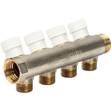 Коллектор Luxor CP 464 с перекрывающими кранами G3/4xG1/2