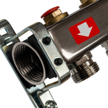 Коллектор STOUT из нержавеющей стали без расходомеров 3 вых.-1