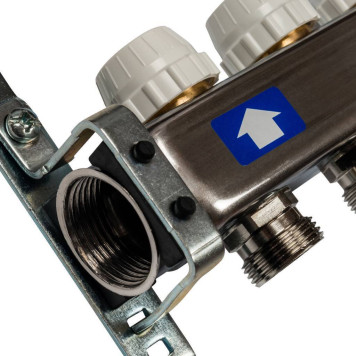 Коллектор STOUT из нержавеющей стали без расходомеров 3 вых.-2