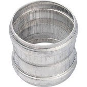 Элемент дымохода с уплотнением STOUT для соединеия труб DN60/100 (хомут с муфтой EPDM в комплекте) SCA-6010-000002 (SCA-6010-000002)