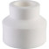Переходная муфта Политэк 32х20 для сварки полипропиленовых труб (белая)