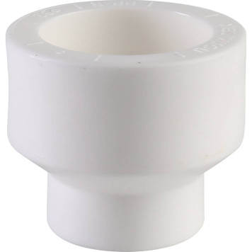 Переходная муфта Политэк 32х20 для сварки полипропиленовых труб (белая)-5