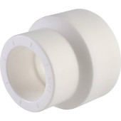 Муфта переходная Политэк 32х25 внутр./внутр. для полипропиленовых труб под сварку (цвет белый) (9000003225)