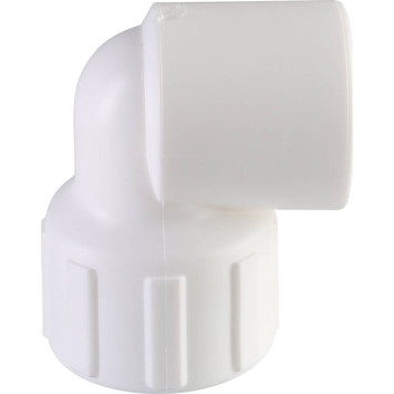 Угольник Политэк 20x1/2 с внутренней резьбой для полипропиленовых труб (белый)-4