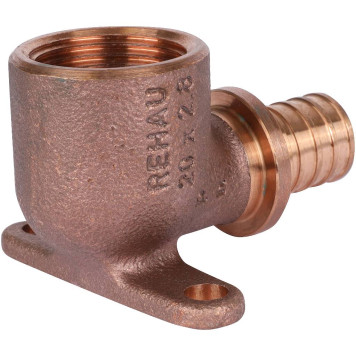 REHAU RAUTITAN Фитинг Угольник 20-Rp 3/4 RX+ для труб из сшитого полиэтилена (аксиальный) с внутренней резьбой настенный-1