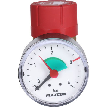 Предохранительный клапан с манометром Flamco Prescomano 1/2 x 1/2 - 3bar (27683)