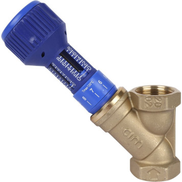 Балансировочный клапан ручной Cimberio 727OT 1& латунь PN20 BB Kvs=11,76 без ниппелей