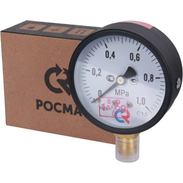 Манометр РОСМА ТМ-310Р.00 G1/4 0-1МРа 63мм IP40 150С серия 10 кт 1,5-6