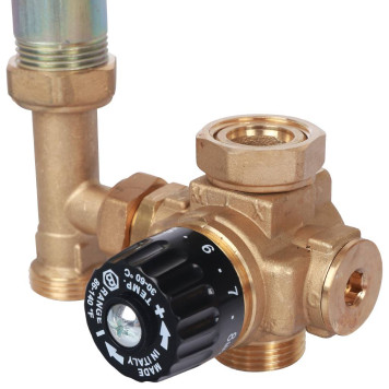 Насосная группа STOUT SDG-0002 с термостатическим смесительным клапаном 3/4 без насоса-5