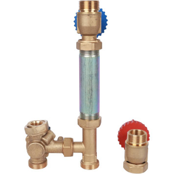 Насосная группа STOUT SDG-0007 с 3-х ходовым приводным смесителем 3/4 без насоса-4