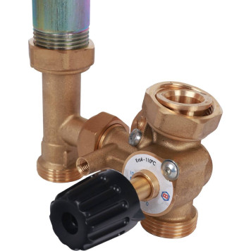 Насосная группа STOUT SDG-0007 с 3-х ходовым приводным смесителем 3/4 без насоса-5