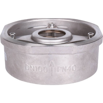 Клапан обратный пружин нерж 275I Ду100 Ру40 межфланцевый Tmax=300 Zetkama 275I100E51-5