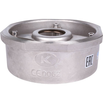 Клапан обратный пружин нерж 275I Ду100 Ру40 межфланцевый Tmax=300 Zetkama 275I100E51-6