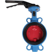Затвор поворотно-дисковый Tecofi VPI4448 DN 125 PN 16 межфланцевый с ручкой из чугуна EPDM (VPI4448-02EP0125)