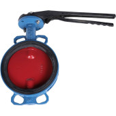 Затвор поворотно-дисковый Tecofi VPI4448 DN 200 PN 16 межфланцевый с ручкой из чугуна EPDM (VPI4448-02EP0200)