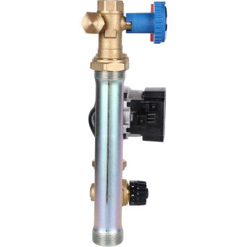 Насосная группа с термостатическим смесительным клапаном Stout SDG-0002 1& с насосом Grundfos UPM3 Hybrid 25-70-2