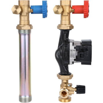 Насосная группа STOUT SDG-0003 с 3-х ходовым приводным смесителем 1& и насосом Grundfos UPM3 Hybrid 25-70-3