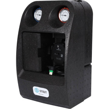 Насосная группа STOUT SDG-0003 с 3-х ходовым приводным смесителем 1& и насосом Grundfos UPM3 Hybrid 25-70-5