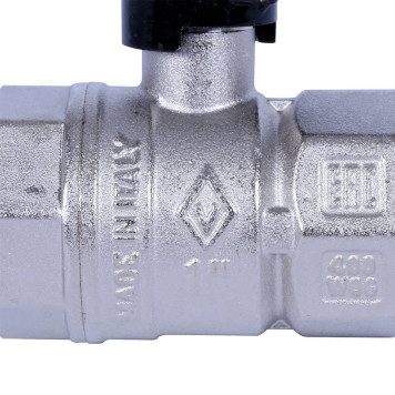 Шаровой кран BUGATTI Arizona, 1& внутренняя резьба, с ручкой-рычагом из алюминия-5