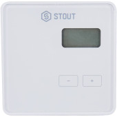 Проводной комнатный регулятор STOUT R-9b, белый STE-0101-009001 (STE-0101-009001)