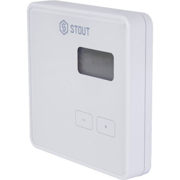 Проводной комнатный регулятор STOUT R-9b, белый STE-0101-009001 (STE-0101-009001)-1
