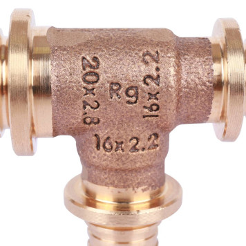 Тройник REHAU RAUTITAN PLATINUM 20-16-16 Rx для труб из сшитого полиэтилена с уменьшенными проходами-8