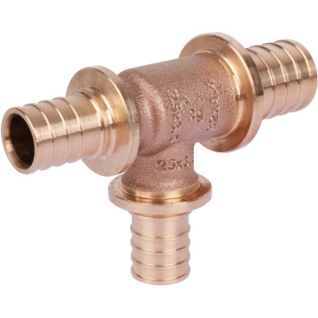 Тройник REHAU RAUTITAN PLATINUM 32-25-25Rx для труб из сшитого полиэтилена с уменьшенным боковым и торцевым проходами (аксиальный)-3