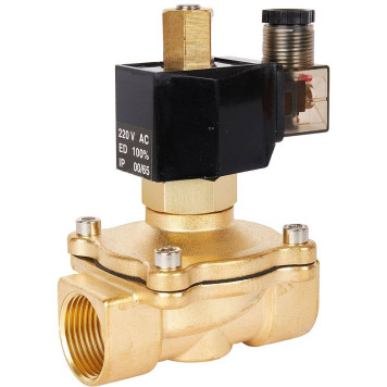 Клапан электромагнитный (соленоидный) двухходовой РОСМА СК-21-25 нормально открытый НО, АС 220В, G1, Ду25 (00000012958)