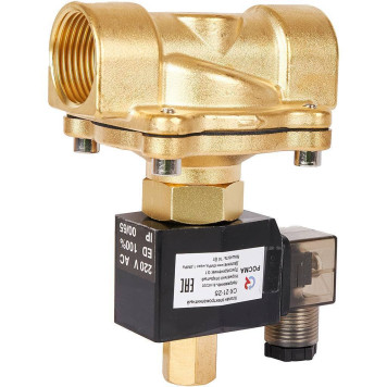 Клапан электромагнитный (соленоидный) двухходовой РОСМА СК-21-25 нормально открытый НО, АС 220В, G1, Ду25 (00000012958)-4