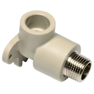 Колено Ekoplastik ППР 20х1/2 x90° с металлической резьбой и креплением к стене