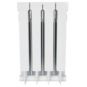 Радиатор биметаллический STOUT VEGA 500 4 секций боковое подключение (белый RAL 9016) SRB-1310-050004 (SRB-1310-050004)-3