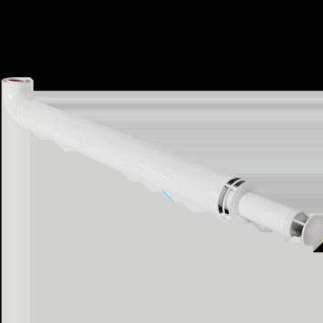 Комплект дымохода ROMMER АНТИЛЕД 60/100 - 1220мм (Bosch, Buderus, Navien S/C/E, Baxi ECO Nova/Classic, Baltur, Fondital ) в комплекте фланец RCA-6010-241220 (RCA-6010-241220)