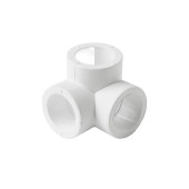 Тройник двухплоскостной Pro Aqua d= 20 PP-R Белый (PA17308P)