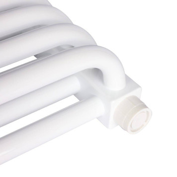 2-х трубчатый радиатор стальной ROMMER RST 2030/12 секций нижнее правое подключение RAL9016 RST-203012-020 (RST-203012-020)-5