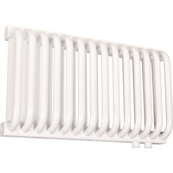 2-х трубчатый радиатор стальной ROMMER RST 2030/14 секций нижнее правое подключение RAL9016 RST-203014-020 (RST-203014-020)